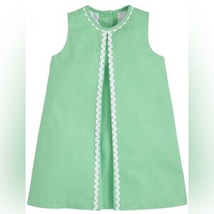 Little English Girl's Reese Sleeveless Ric Rac Trim Dress